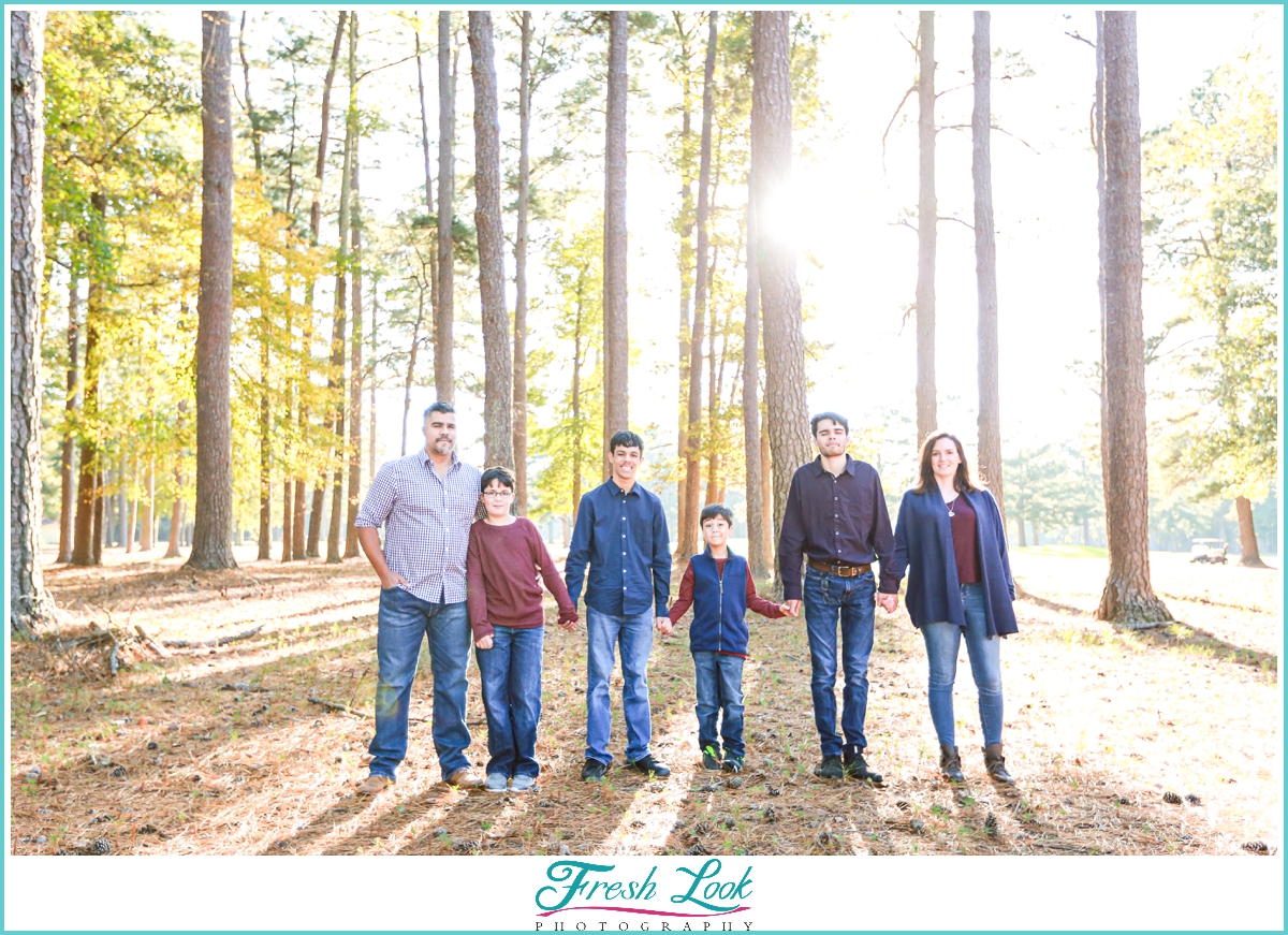 light and bright family photoshoot