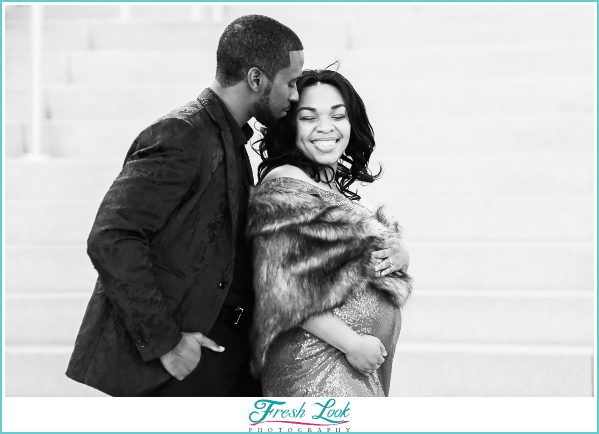 romantic black couples photoshoot