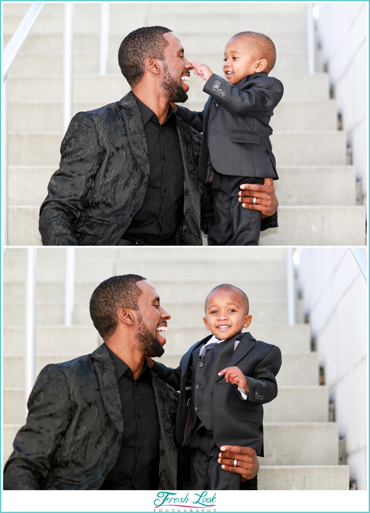 father and son photoshoot