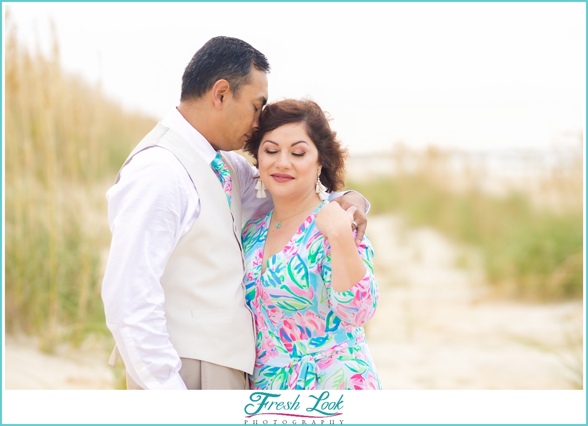 romantic beach photoshoot