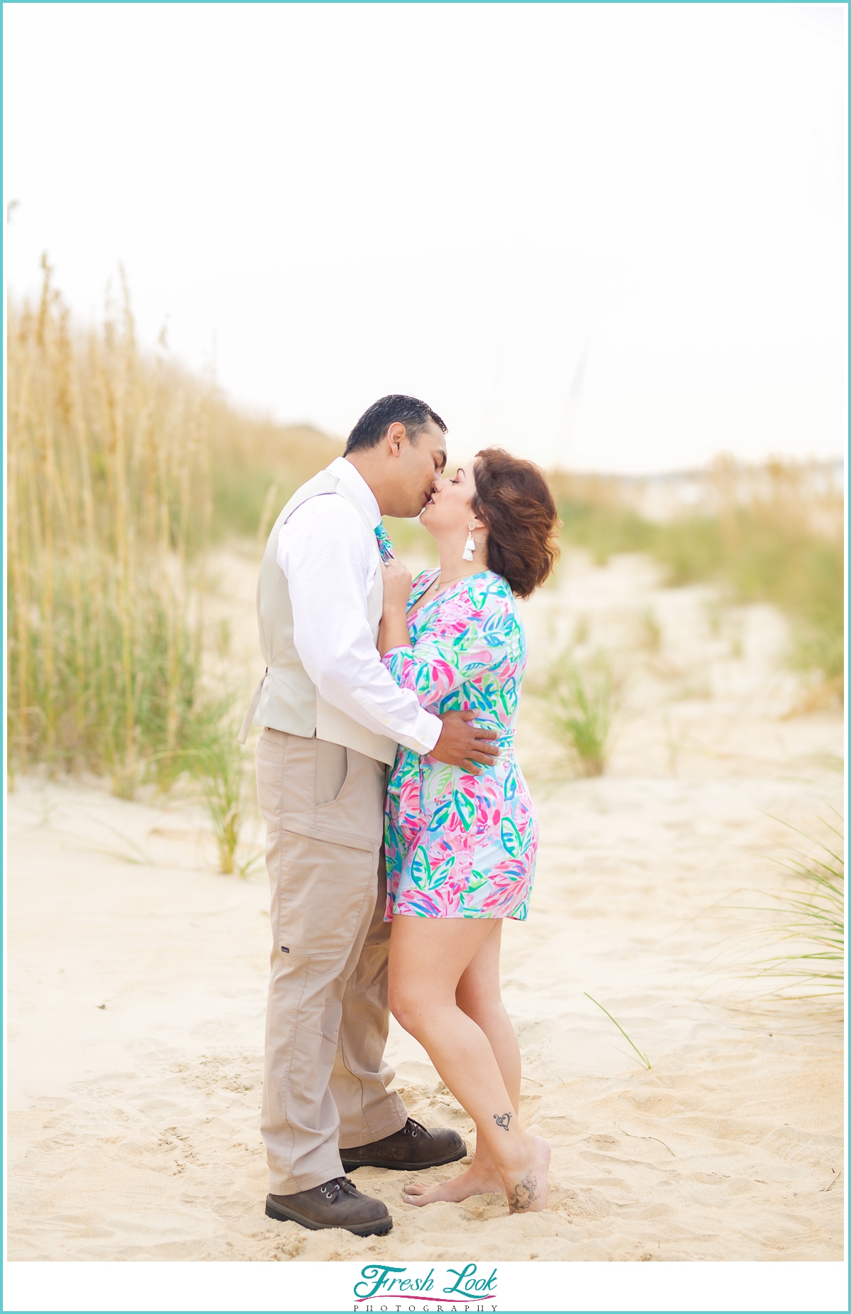 romantic East Beach photoshoot