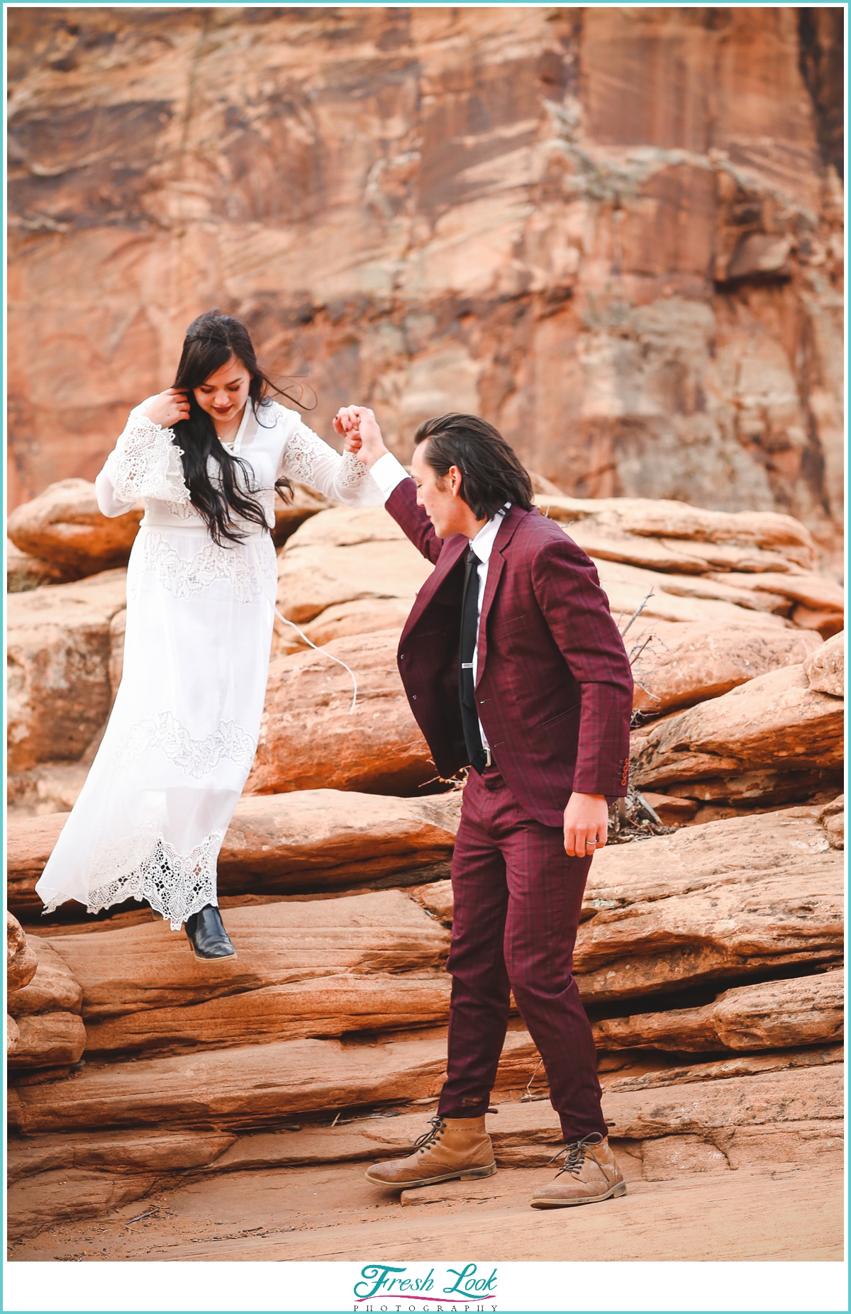 sunrise mountain elopement