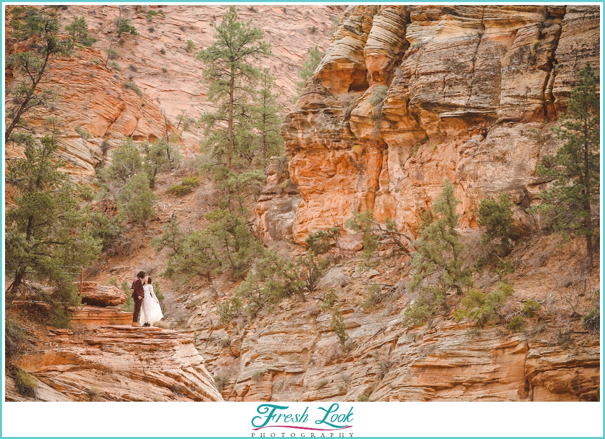 elopement photos on the mountain