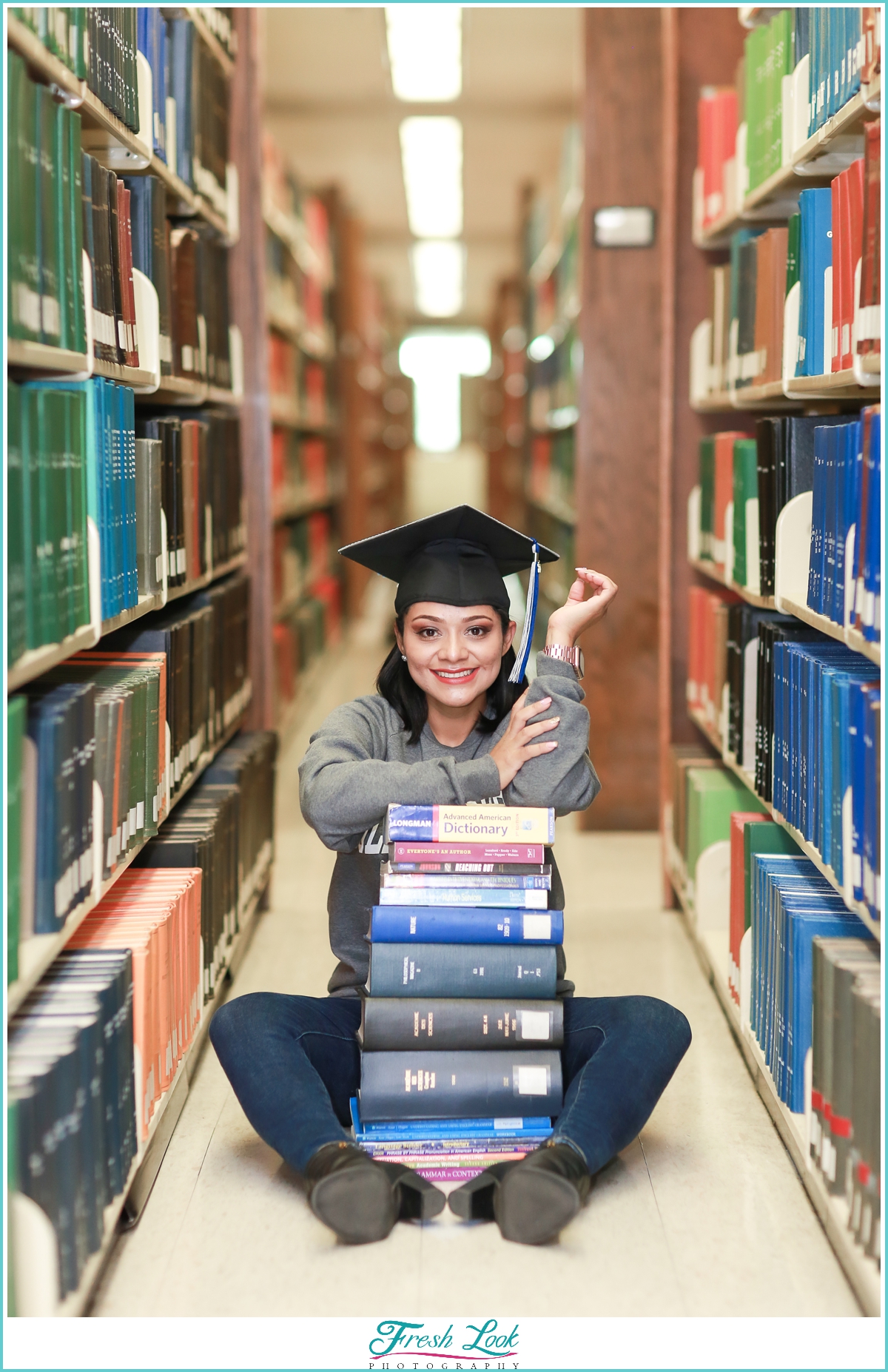 College Library Photoshoot ideas