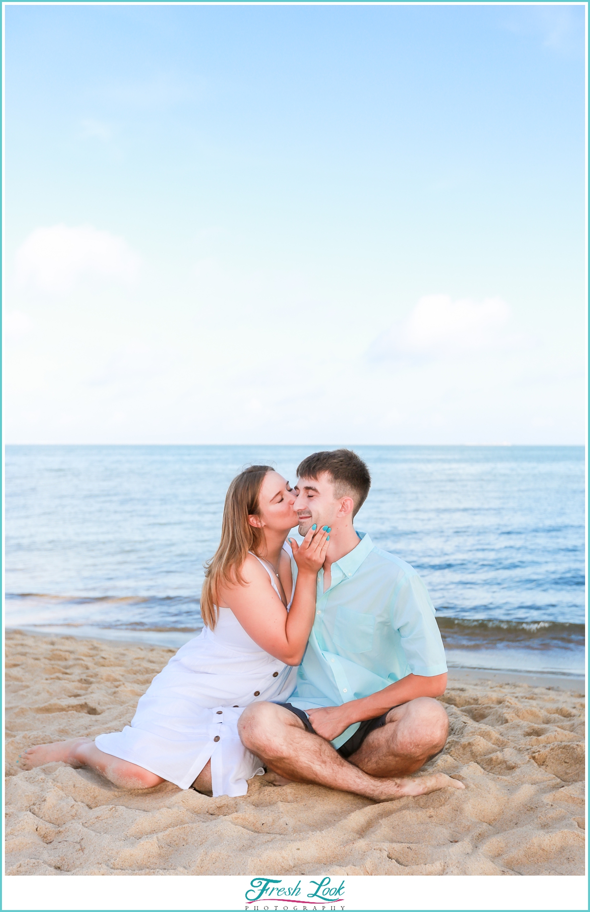 romantic beach photoshoot