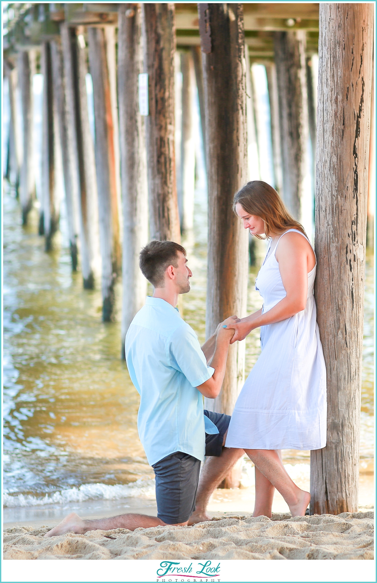 surprise beach proposal