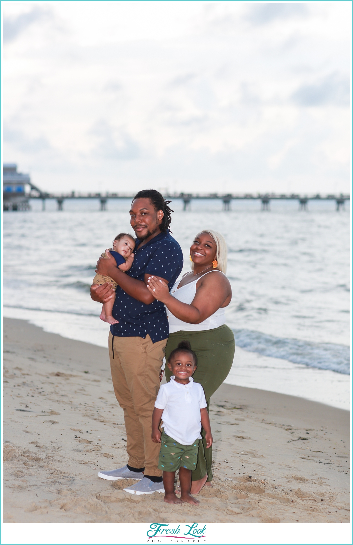 Norfolk beach family session