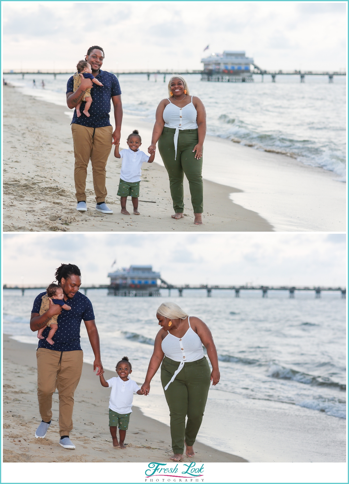 family photos in Ocean View beach