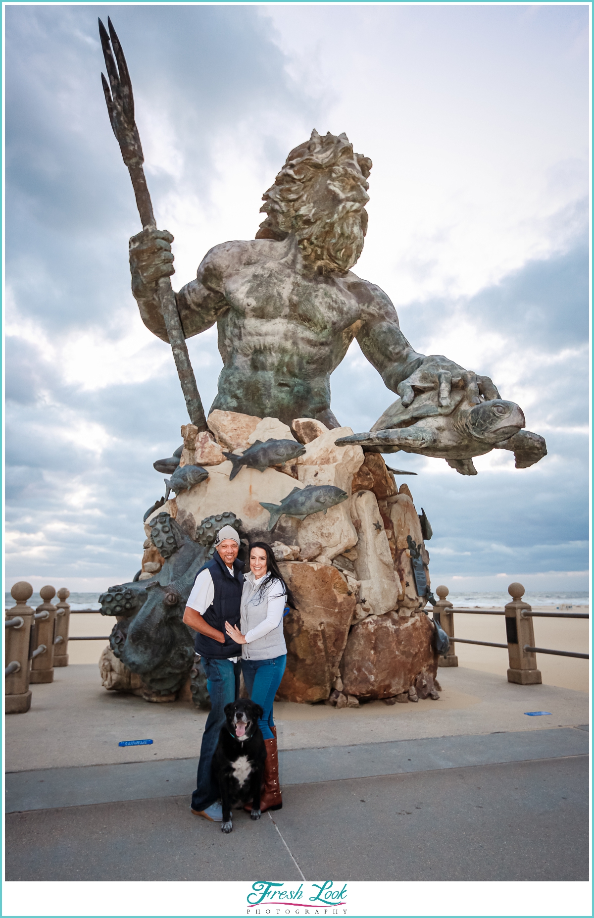 King Neptune Statue in Virginia Beach