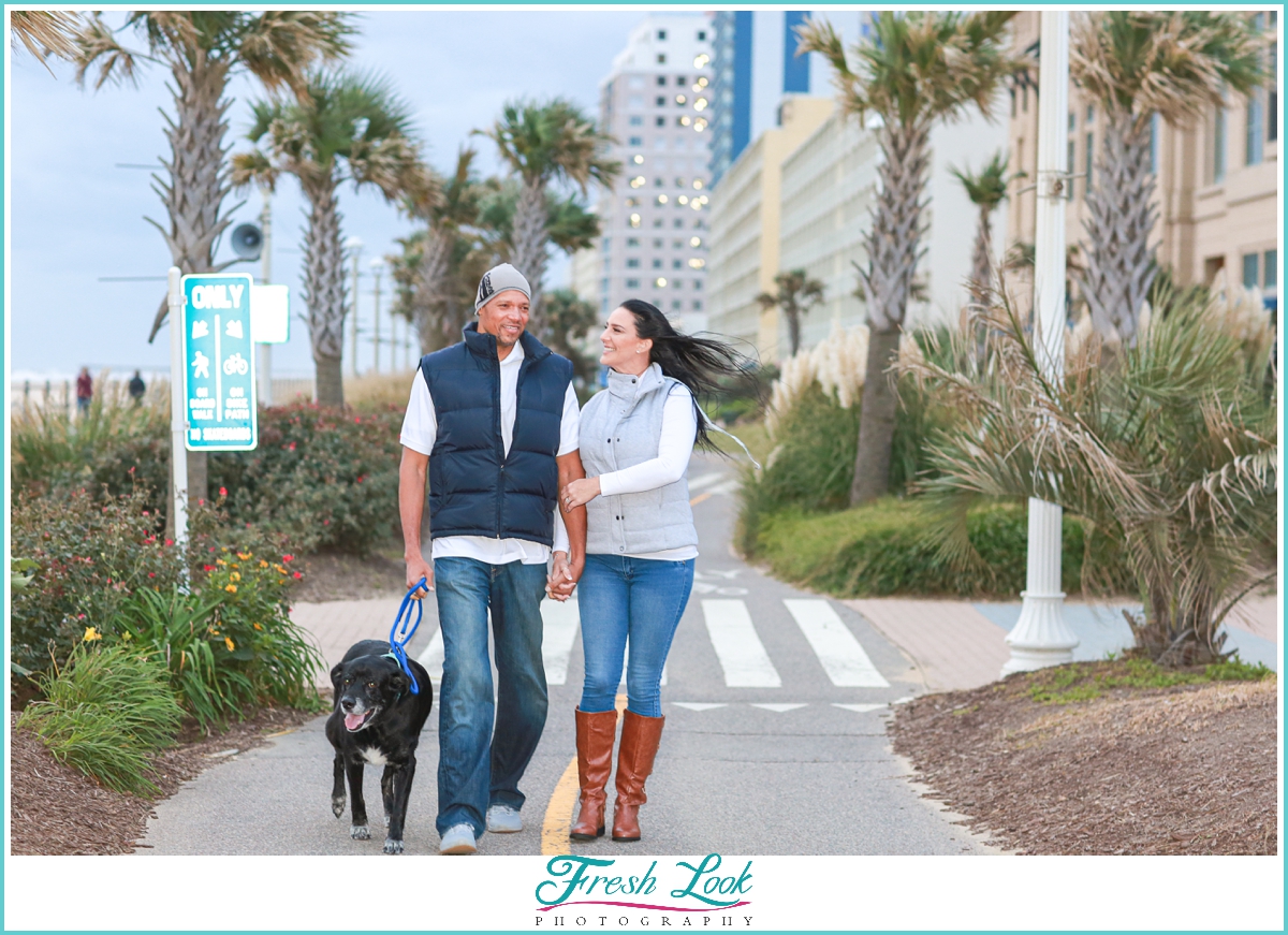 VIrginia Beach Boardwalk Engagement Session