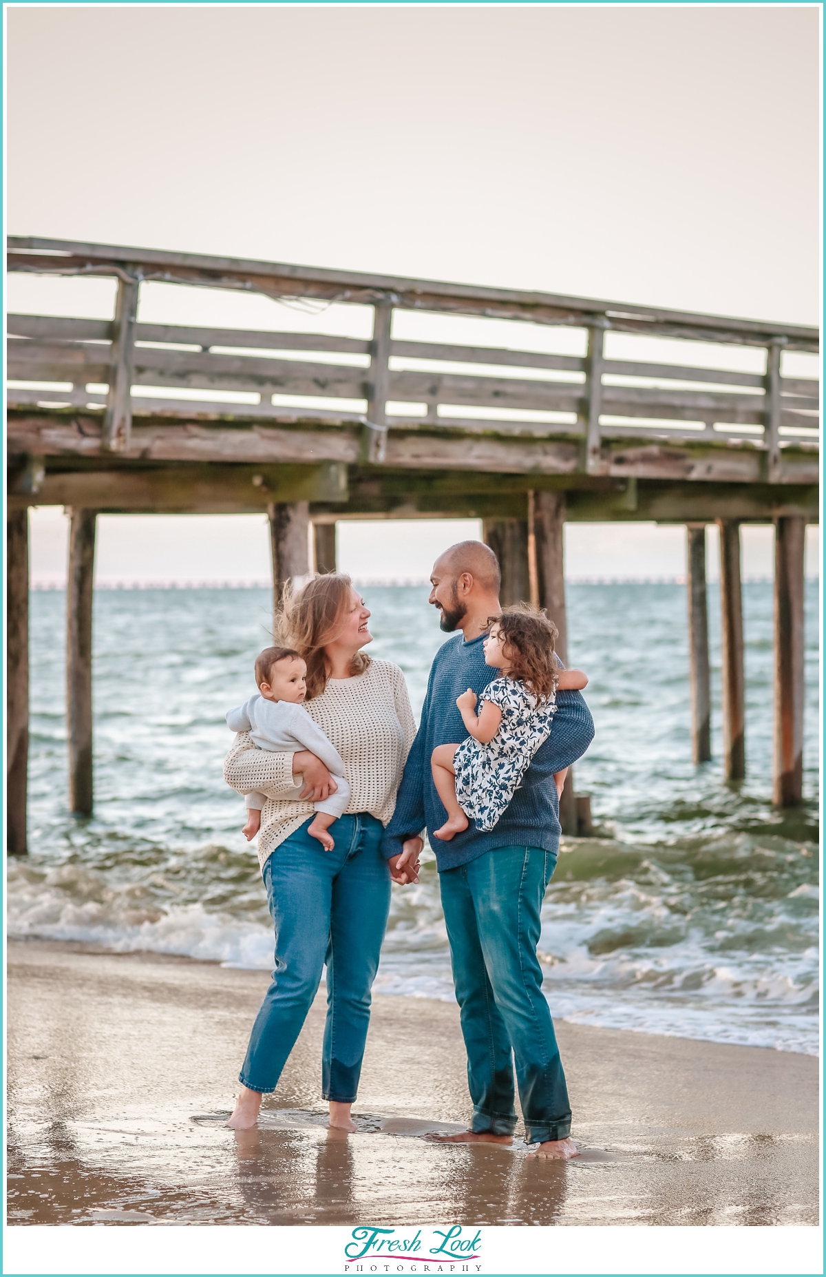 beach family photoshoot