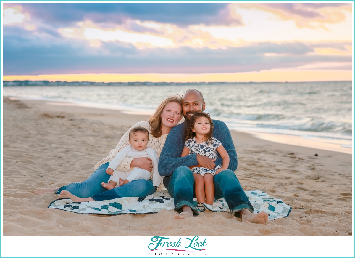 beach family photoshoot