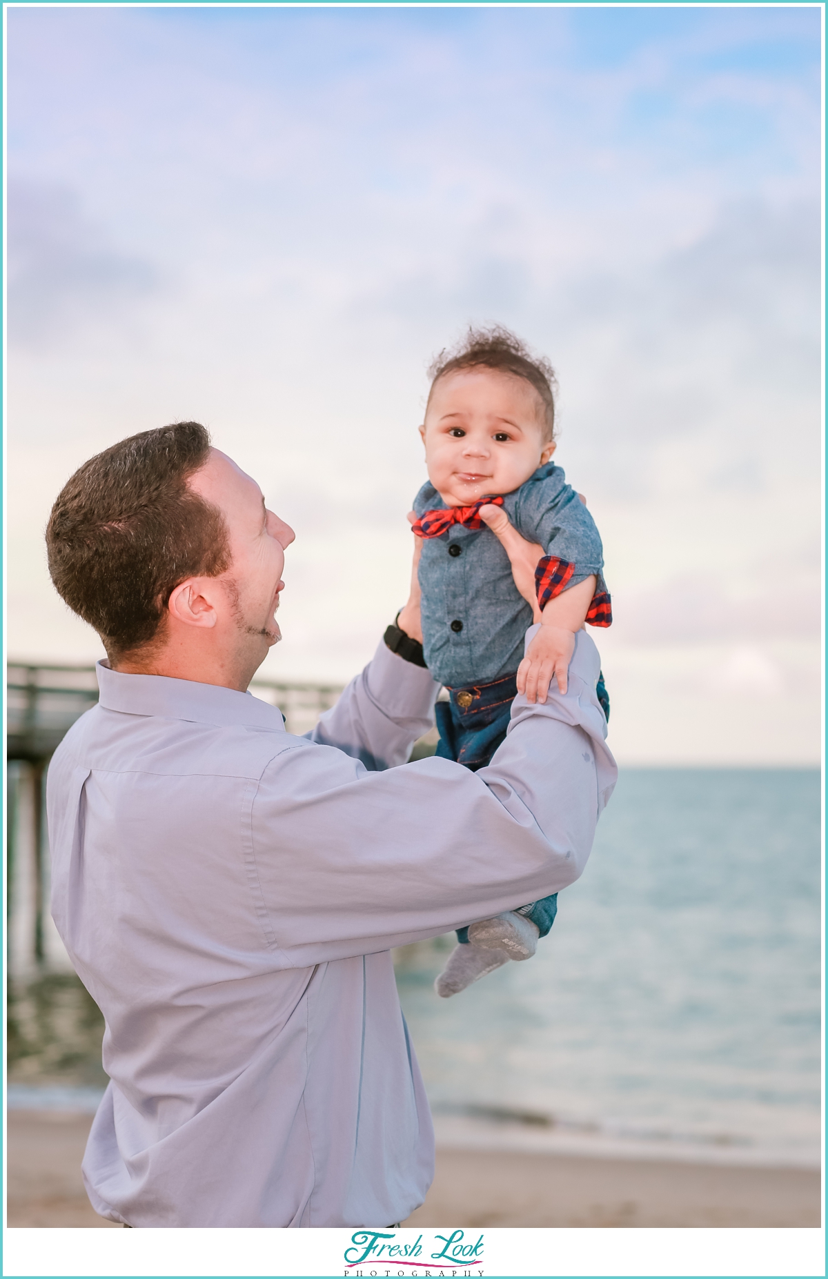 Beachy family photos at sunset