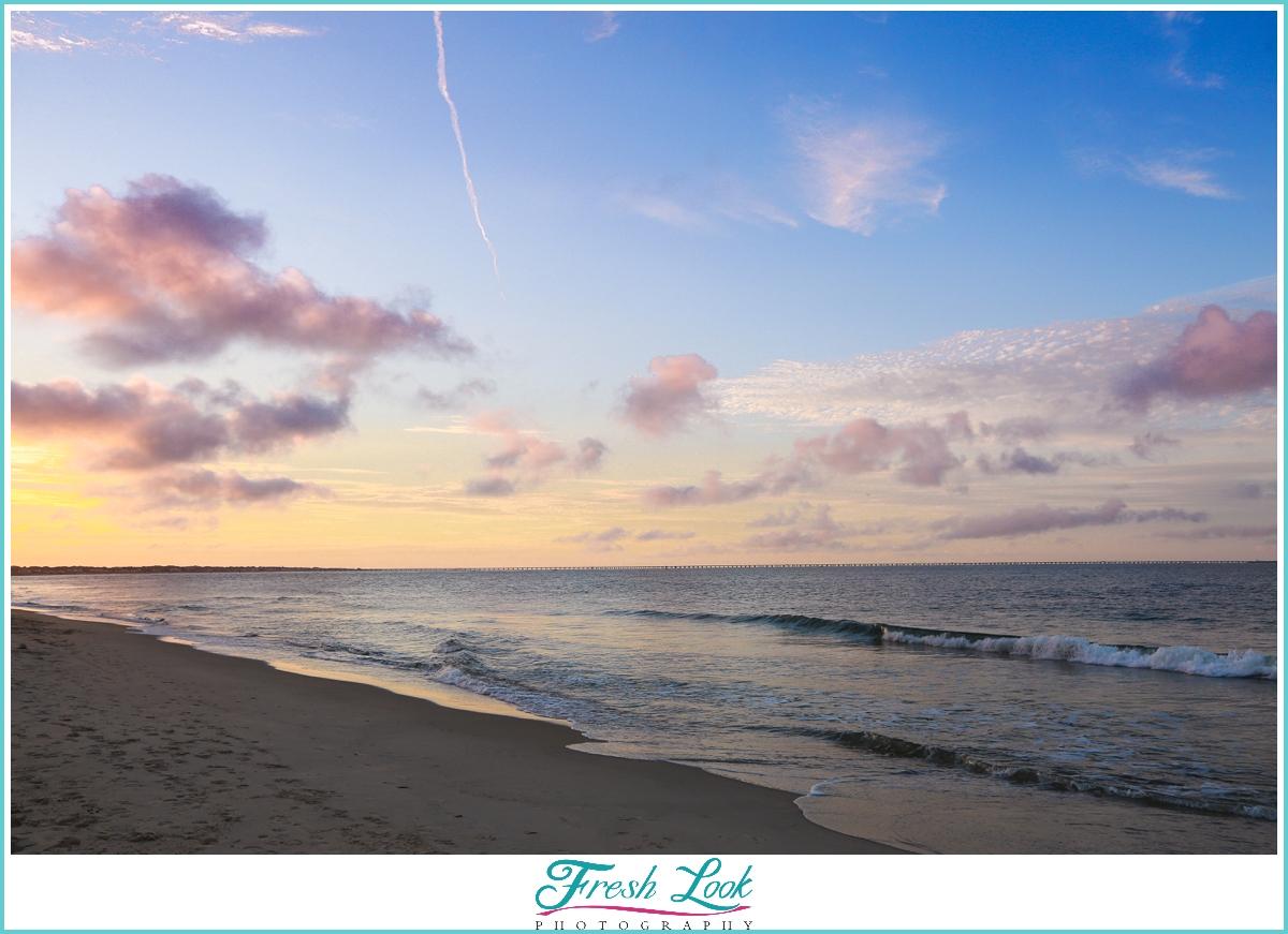 beach photos at sunset