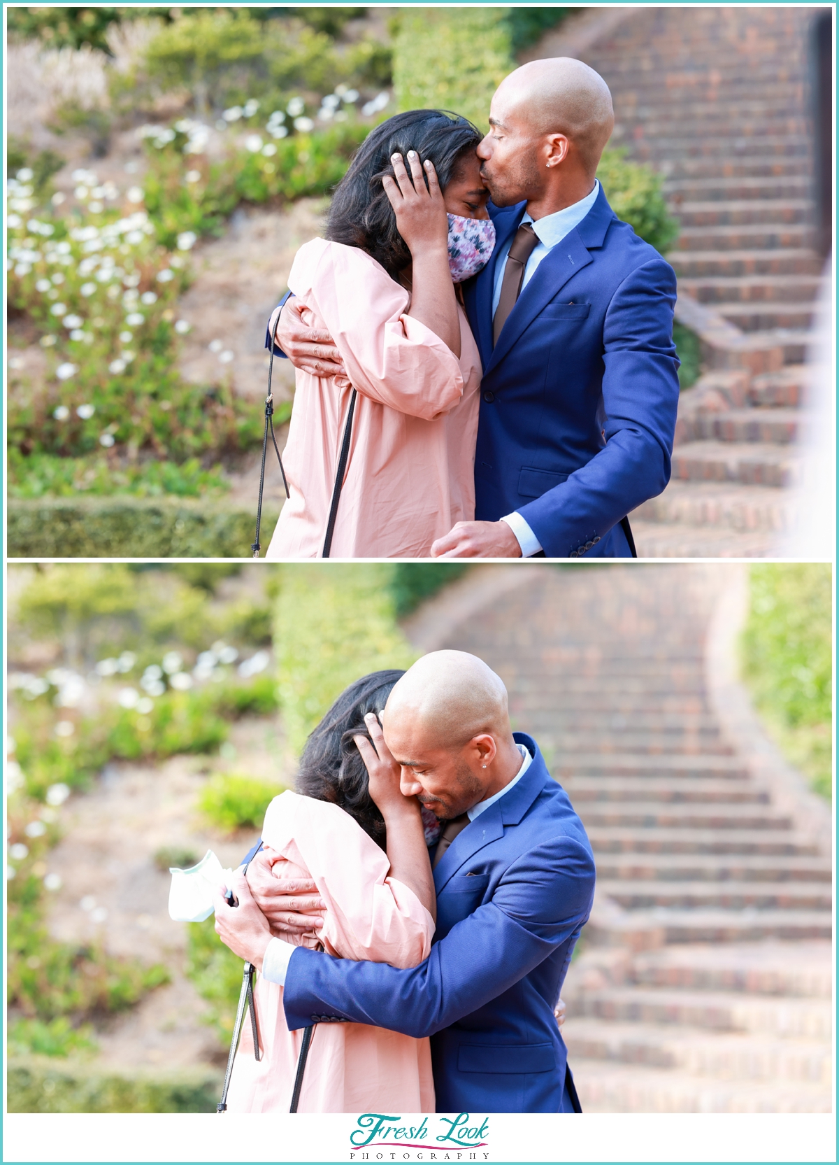 bride overcome with emotion