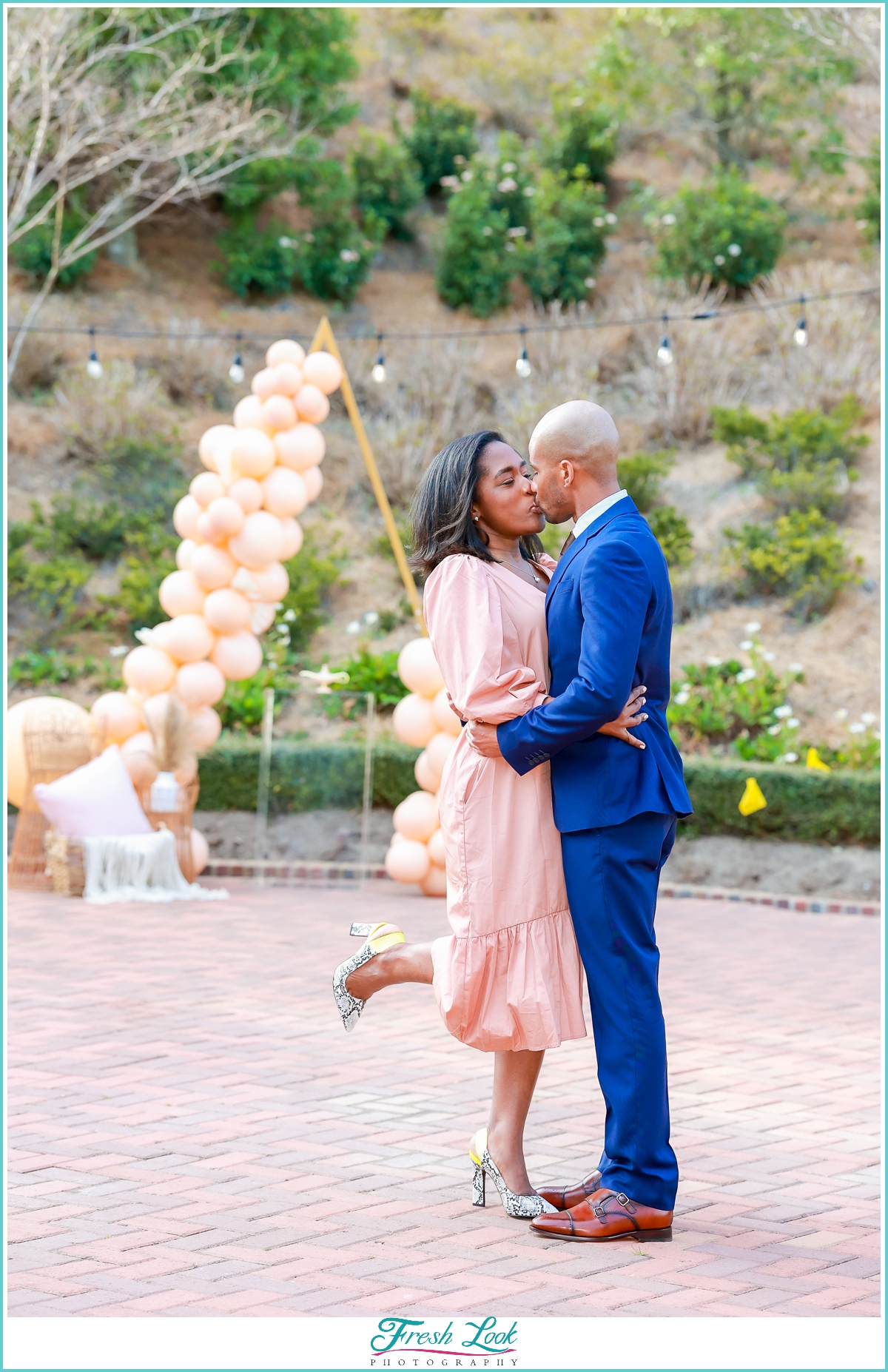 foot pop surprise proposal at Cavalier hotel