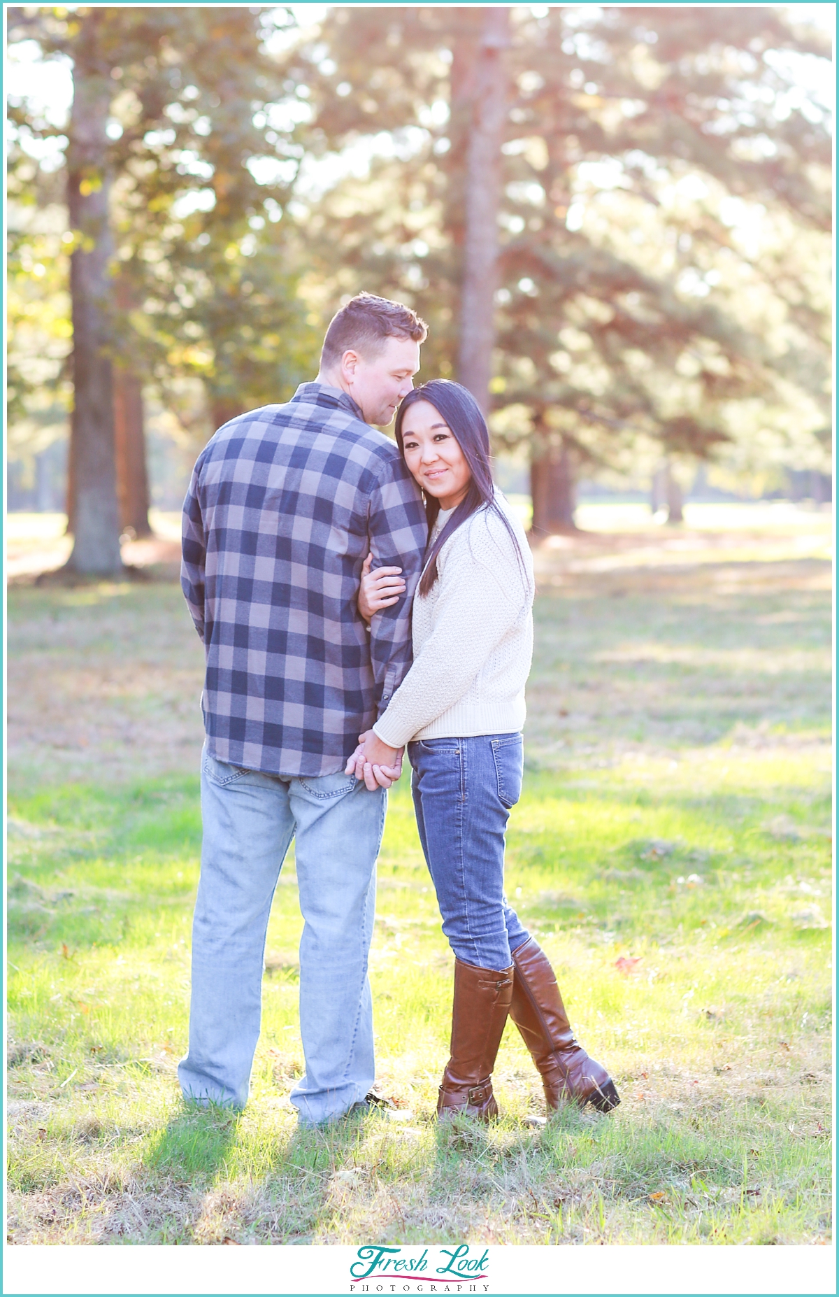 Dreamy fall engagement session