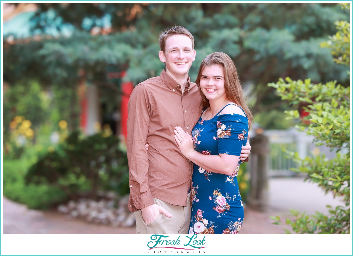 Pagoda Norfolk Engagement Session