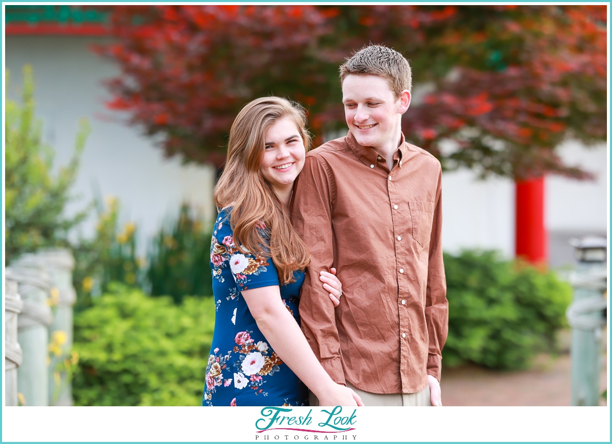 romantic Norfolk engagement photoshoot