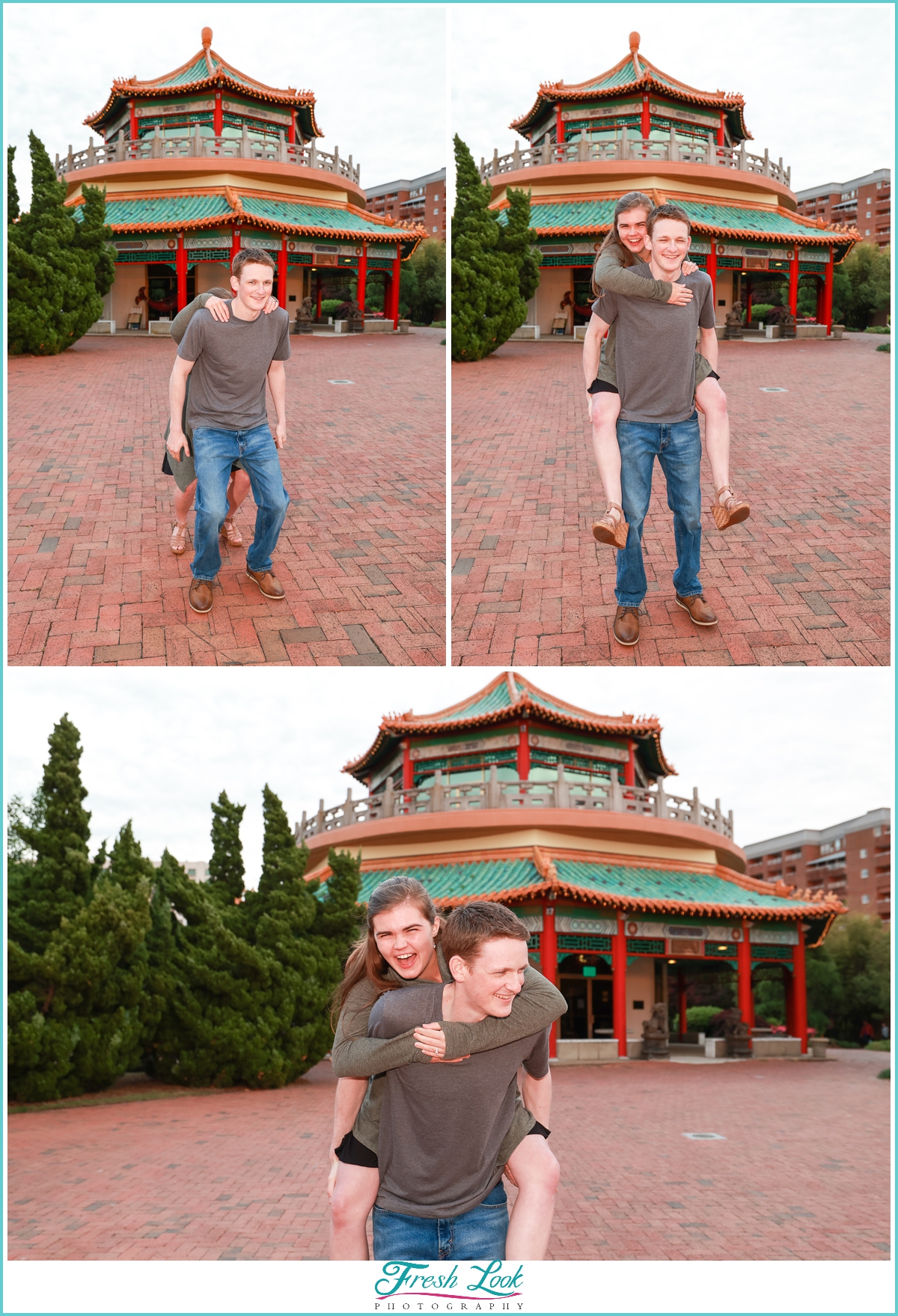 Pagoda Norfolk Engagement Session