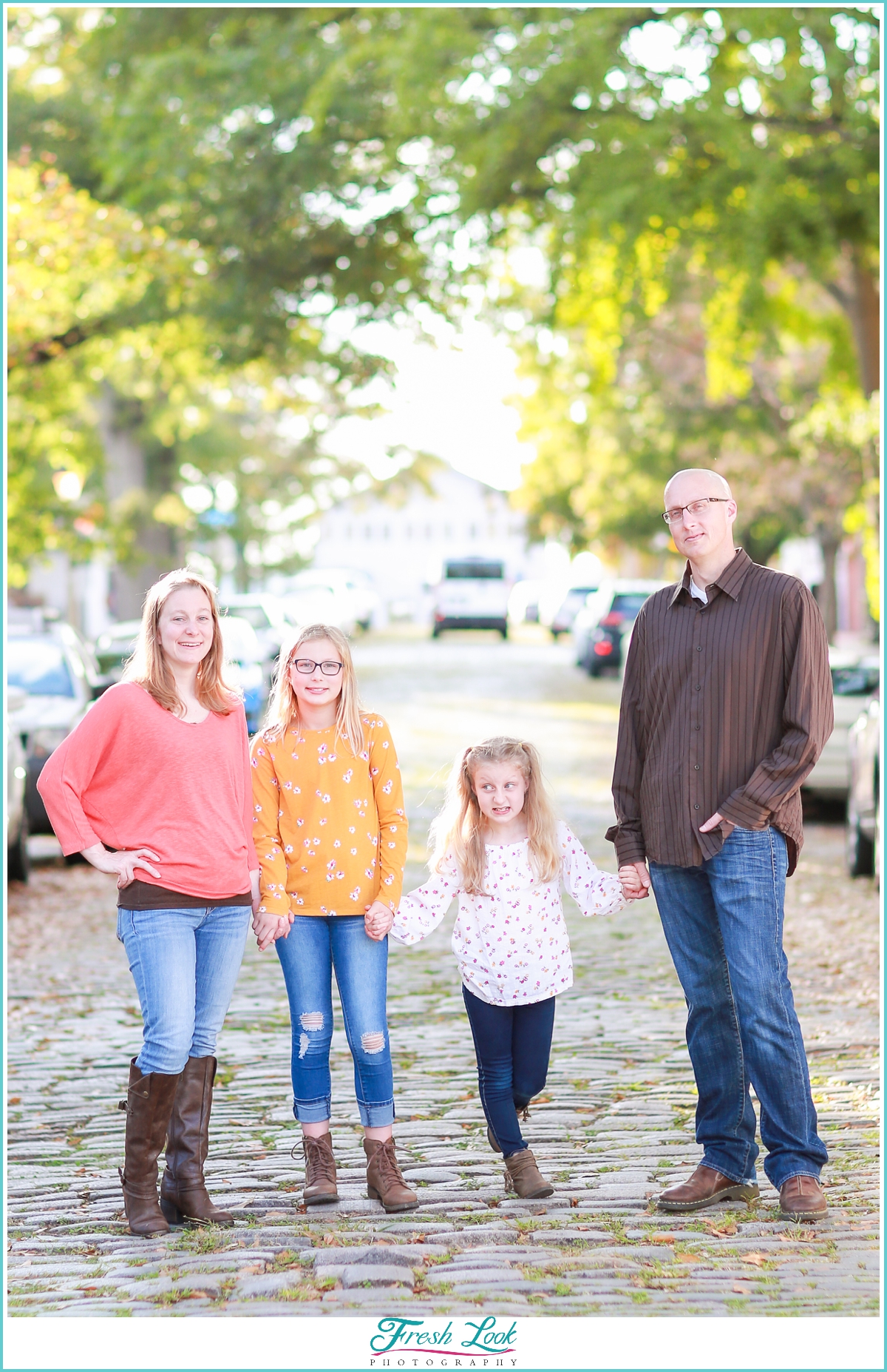 fun family photoshoot