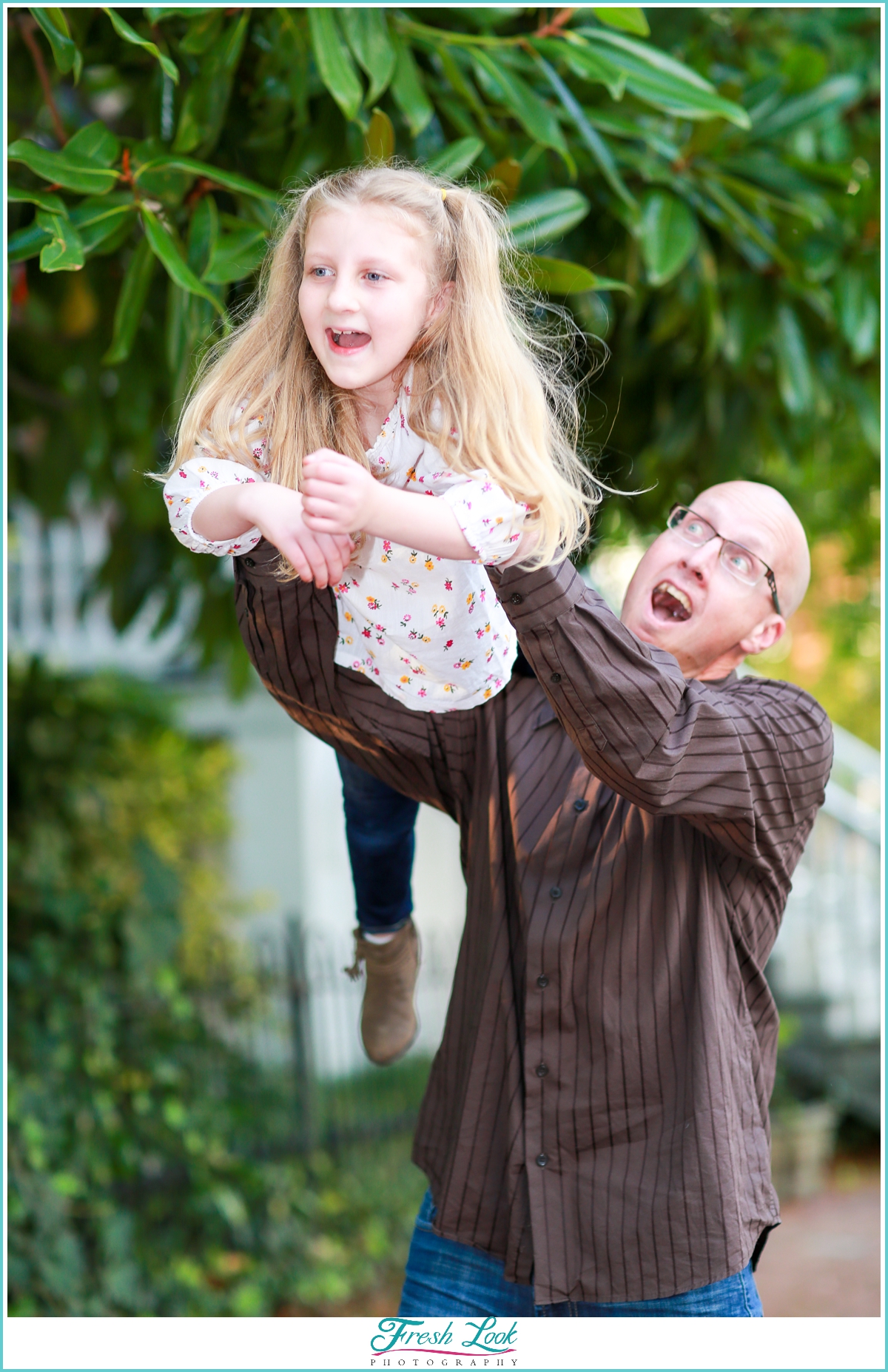 father and daughter photoshoot