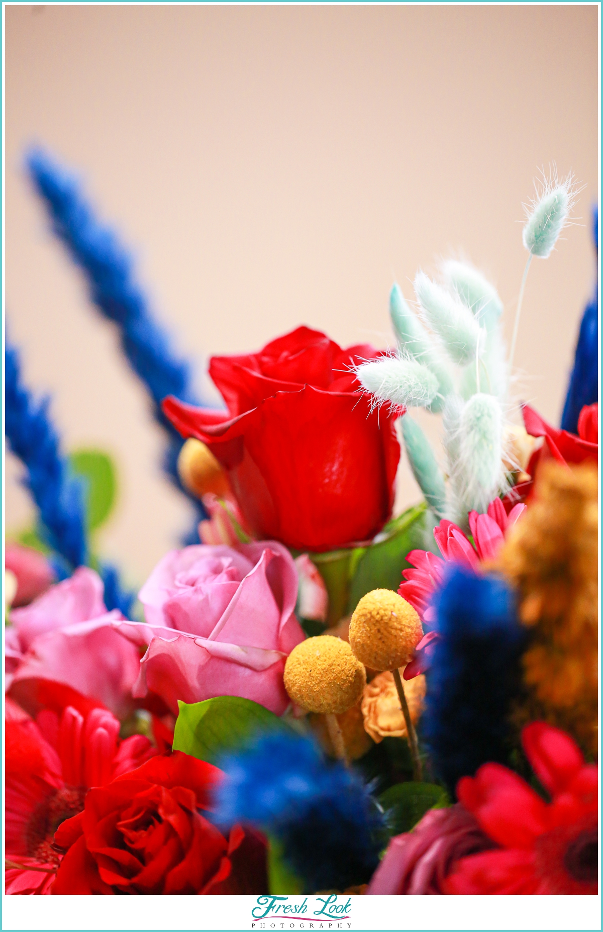 wedding florals in jewel toned colors