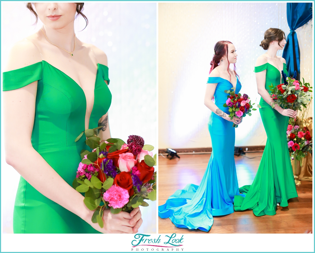 jewel toned bridesmaid dresses