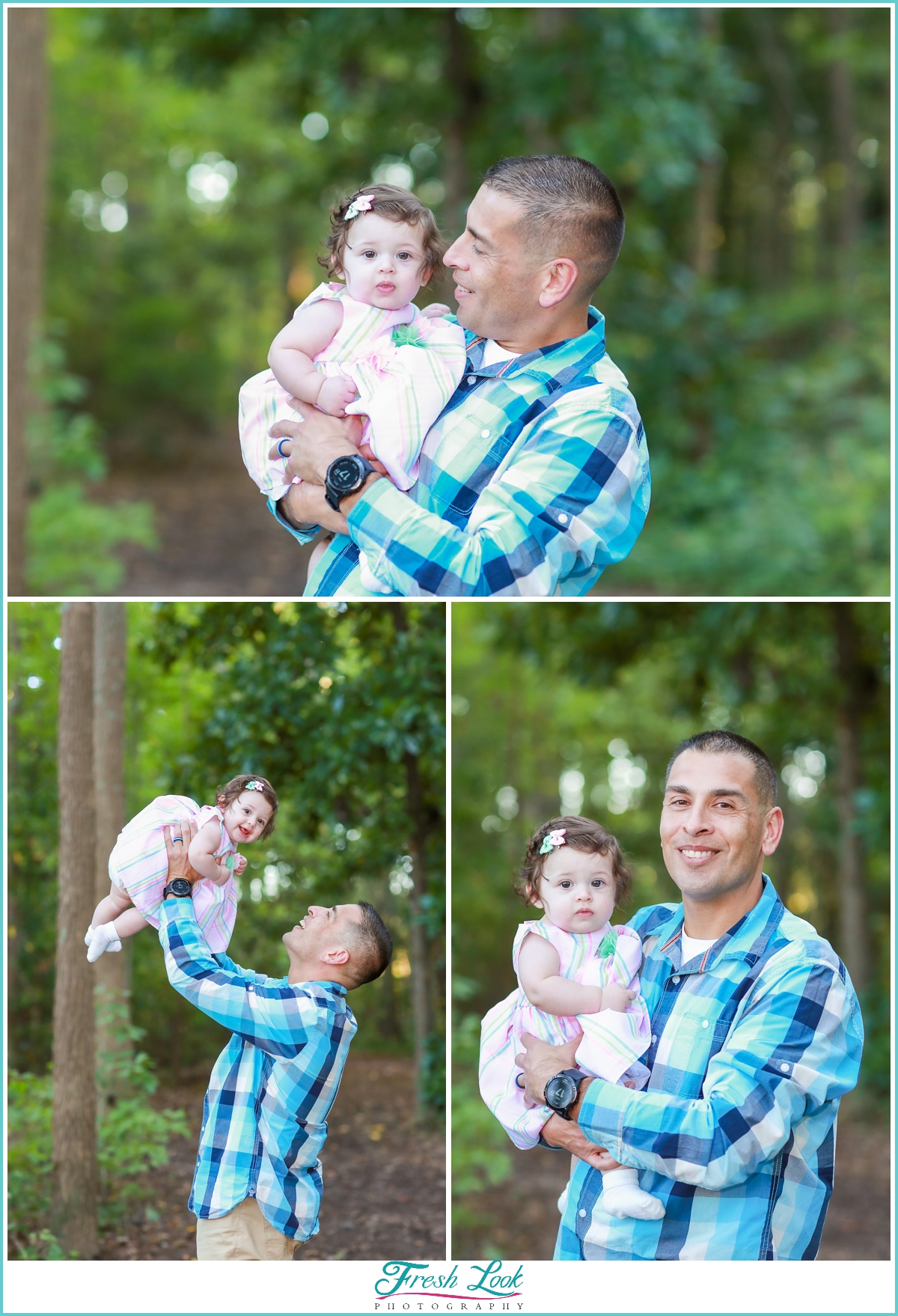 Father and daughter photoshoot