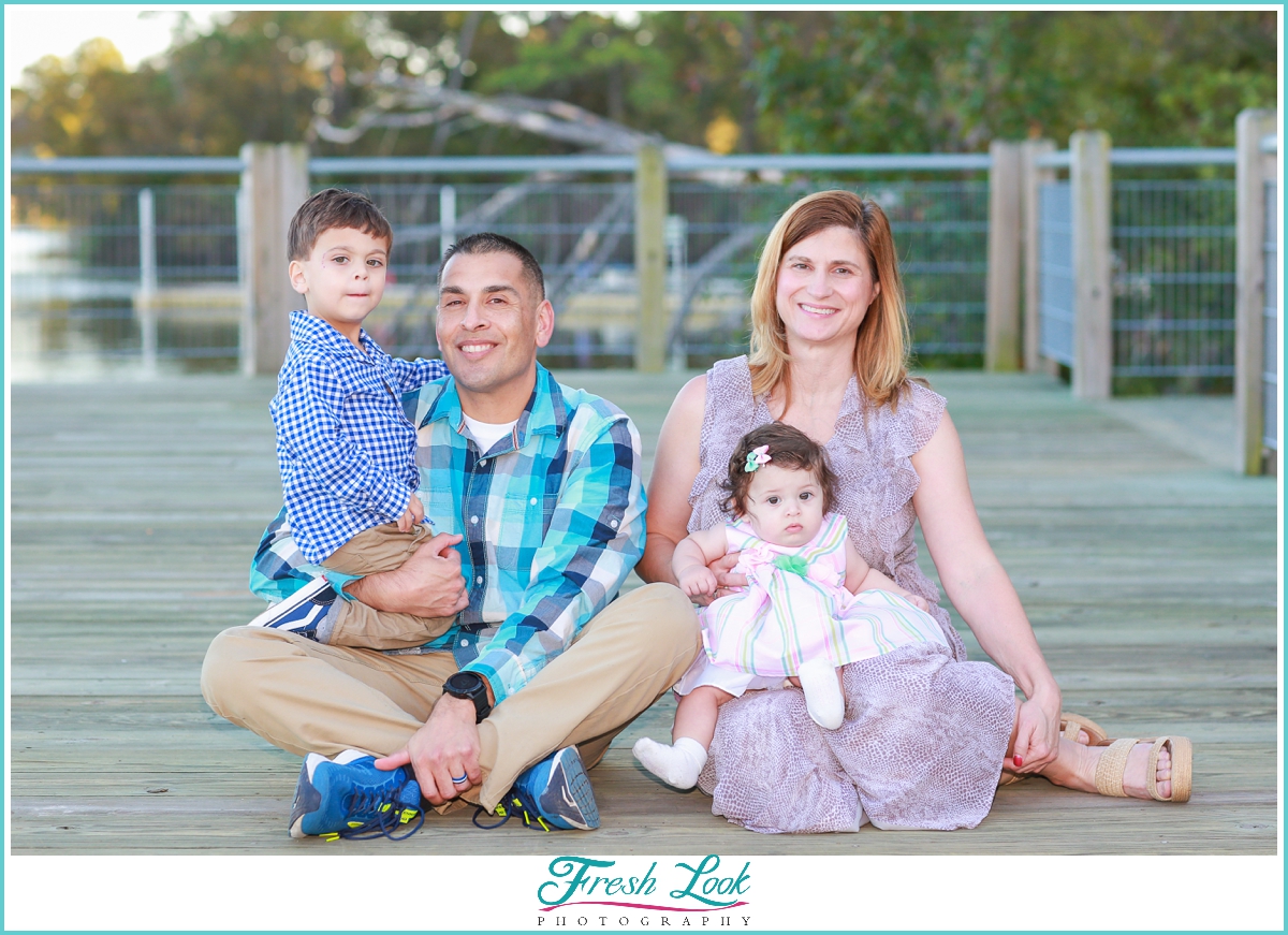 Virginia Family session on the water