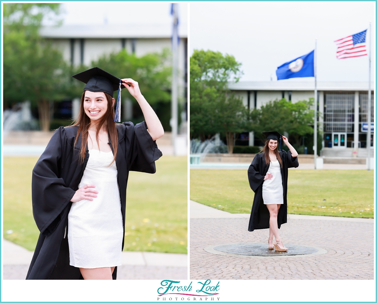 Old Dominion University Graduation portrait session