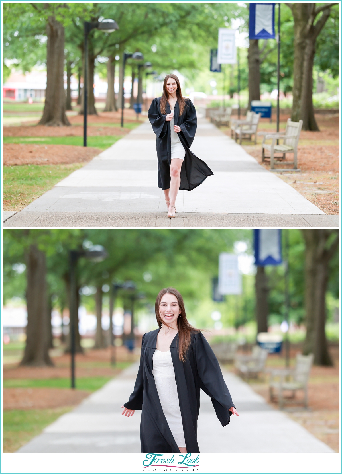 Walking the campus at Old Dominion University