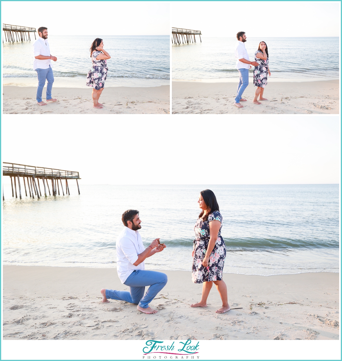 surprise beach proposal