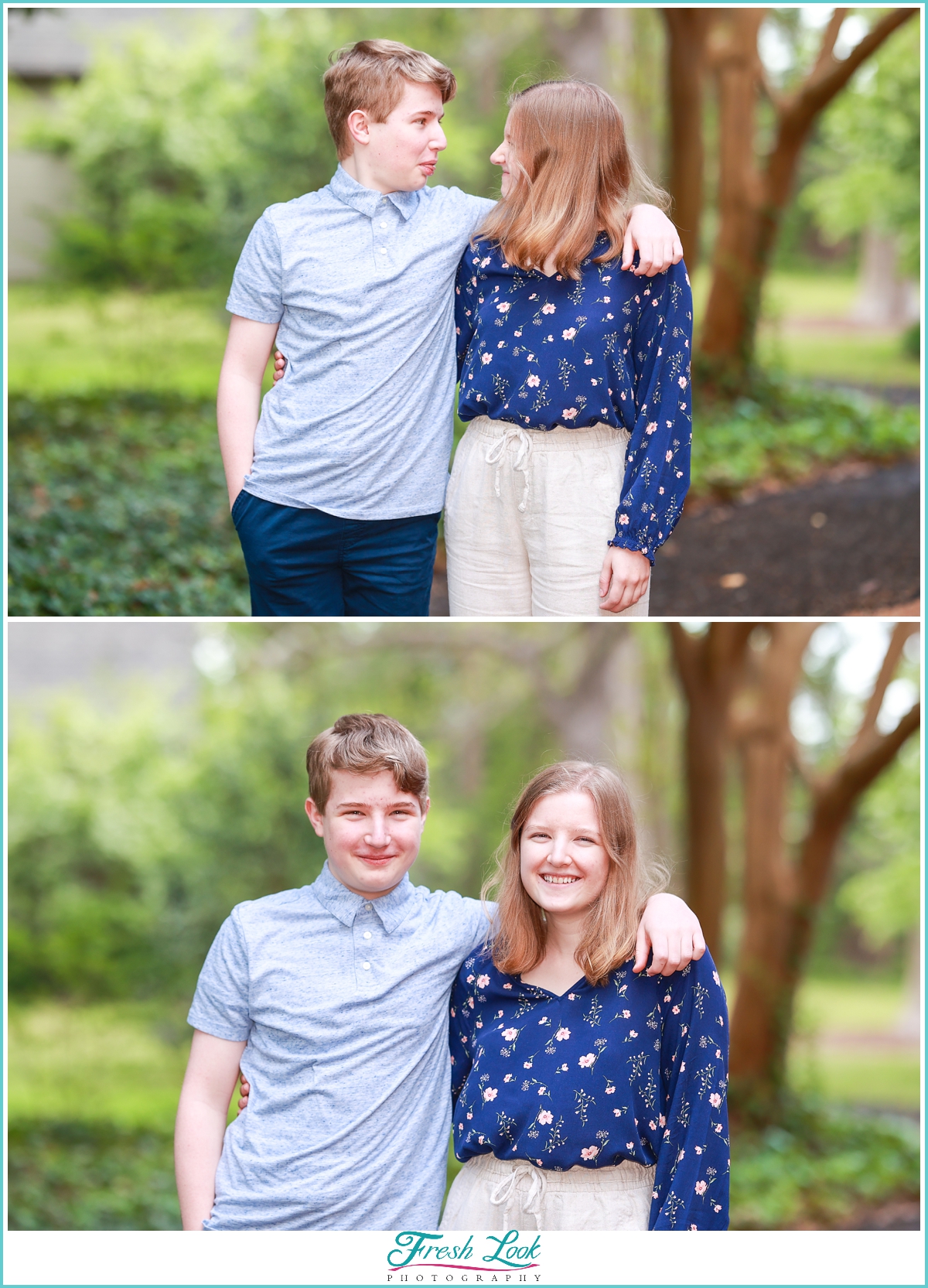 brother and sister photoshoot