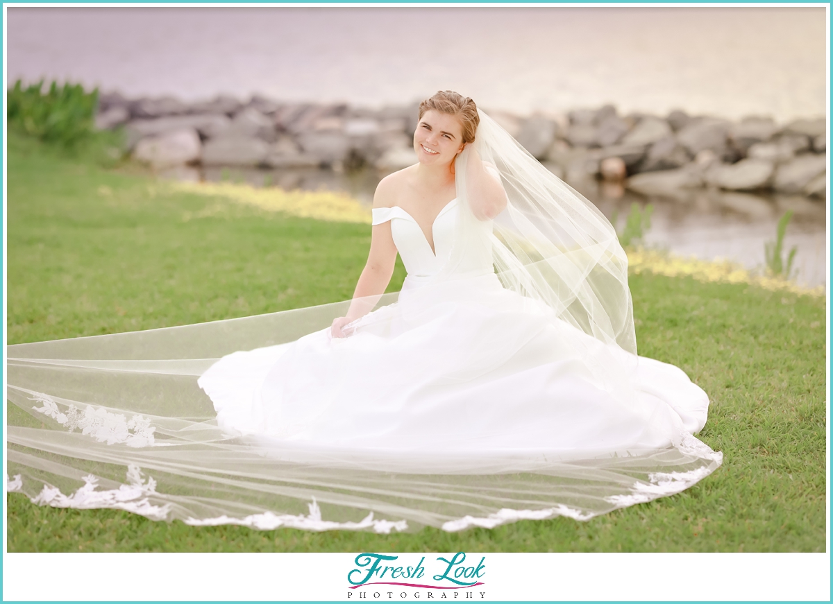 Munden Point Park Bridal Photoshoot