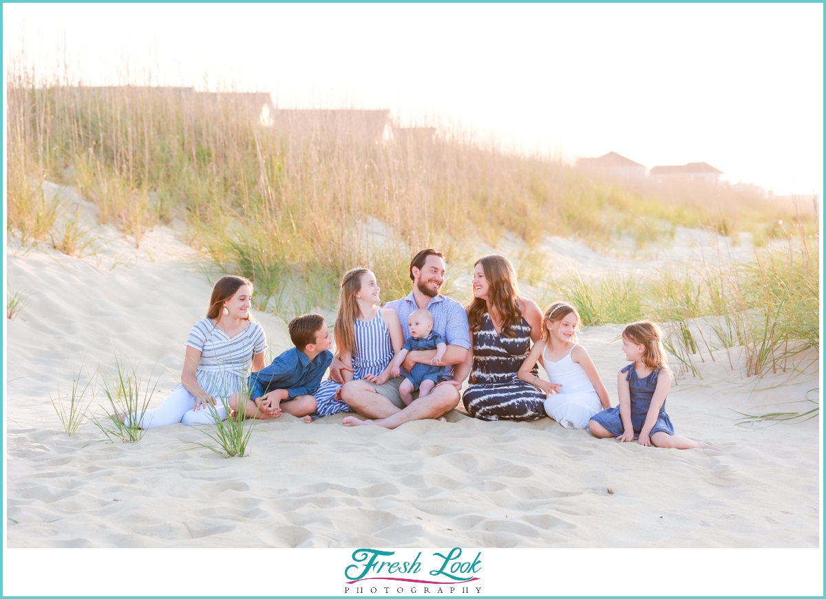 fun photoshoot on the beach