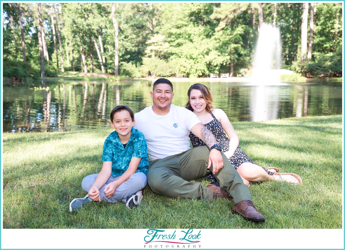 Family Photoshoot at Norfolk Botanical Gardesn