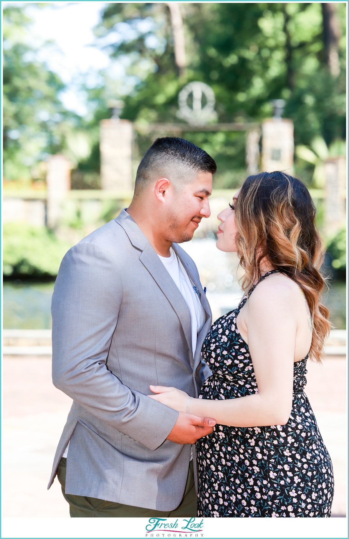 Norfolk Botanical Gardens Engagement Session