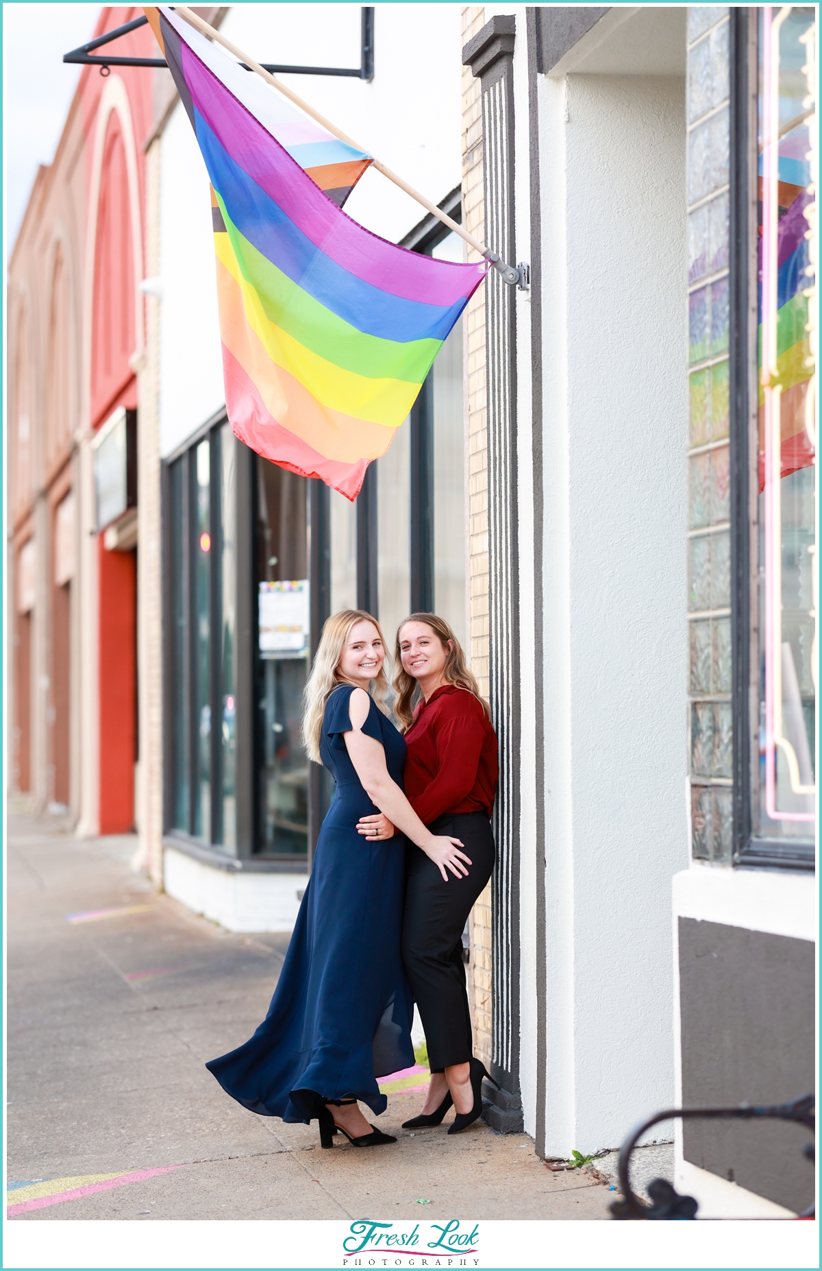 Pride inspired engagement session