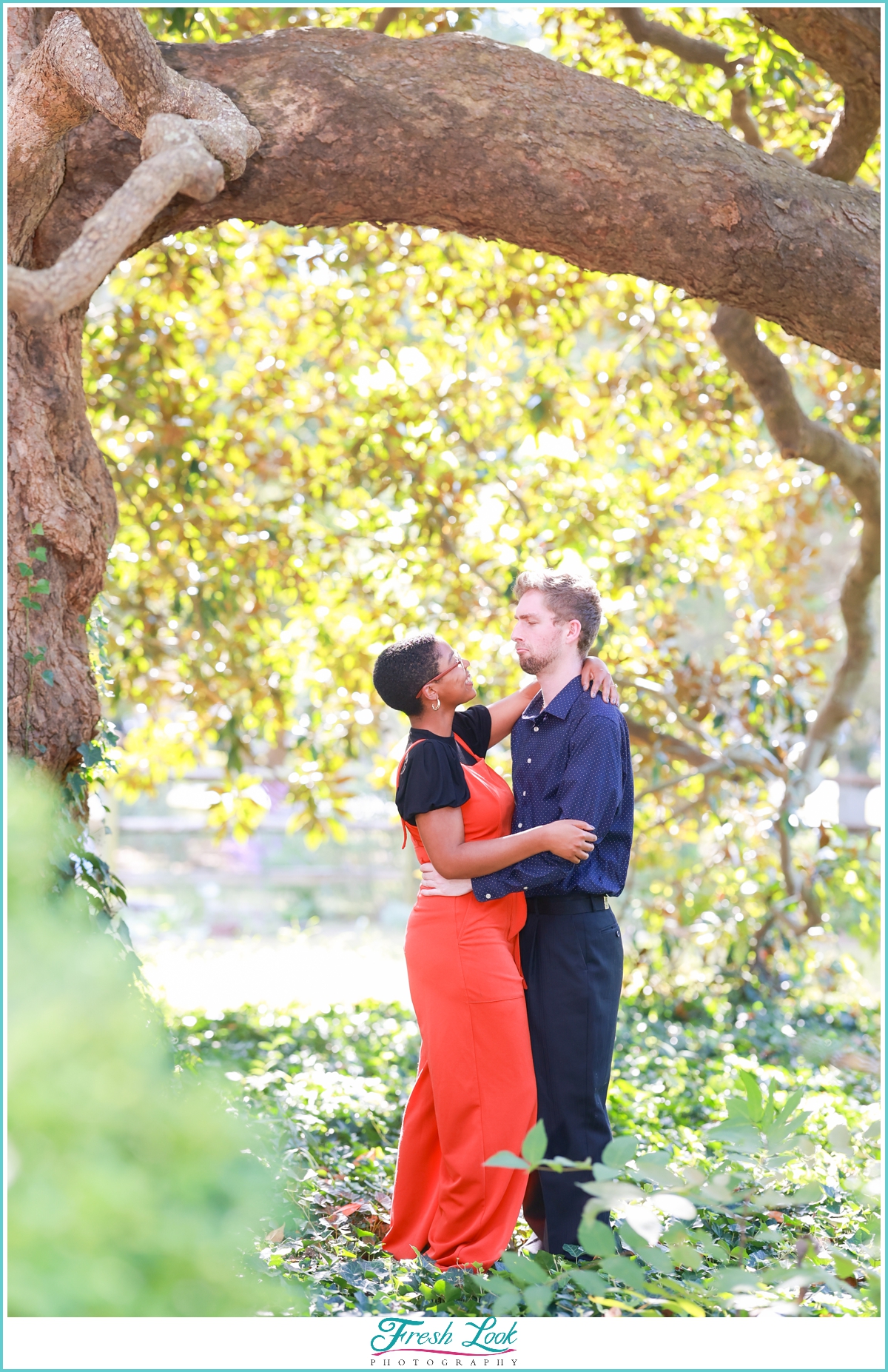 romantic fall engagement session