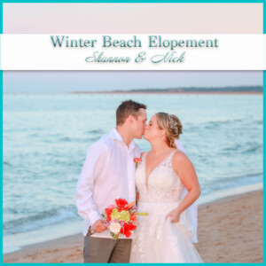 Winter Beach Elopement | Shannon+Nick