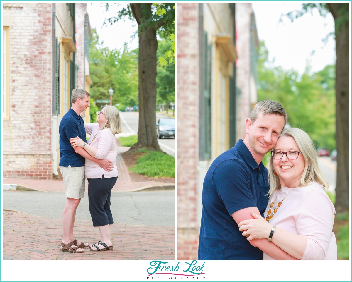 Couples photoshoot in Colonial Williamsburg