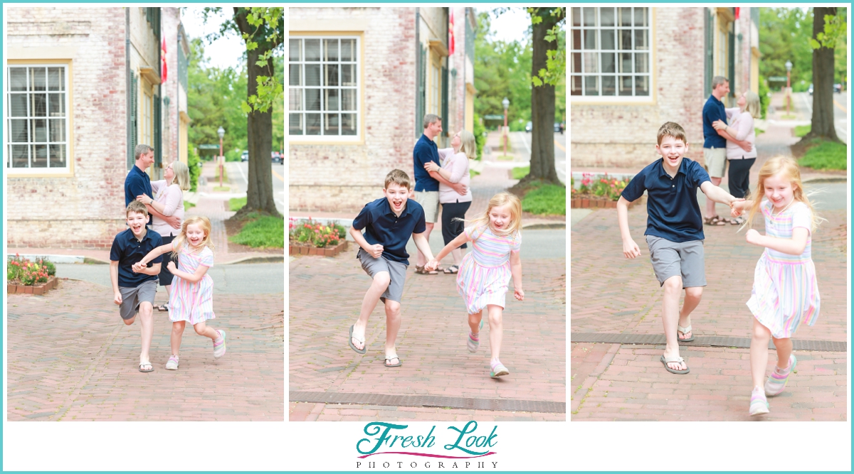 Fun Colonial Williamsburg photoshoot