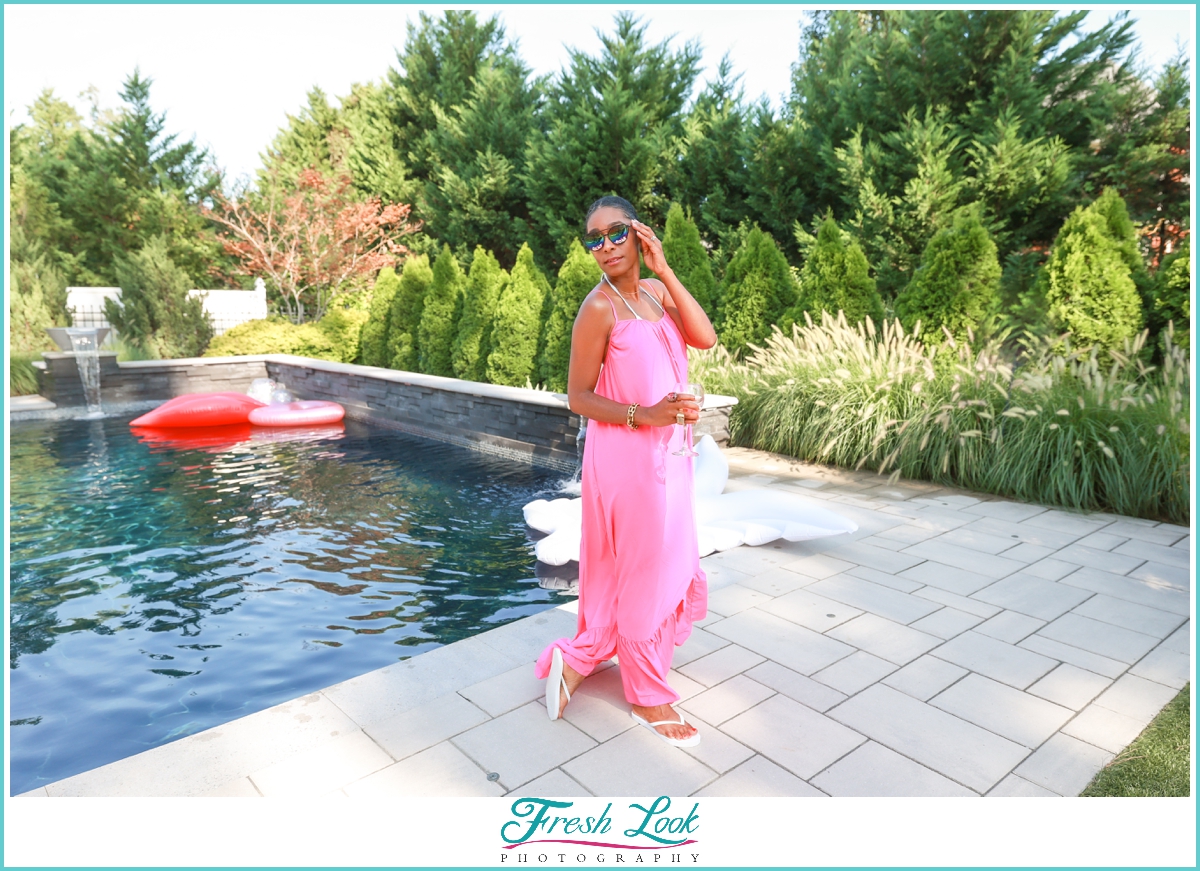 pool party personal branding photoshoot