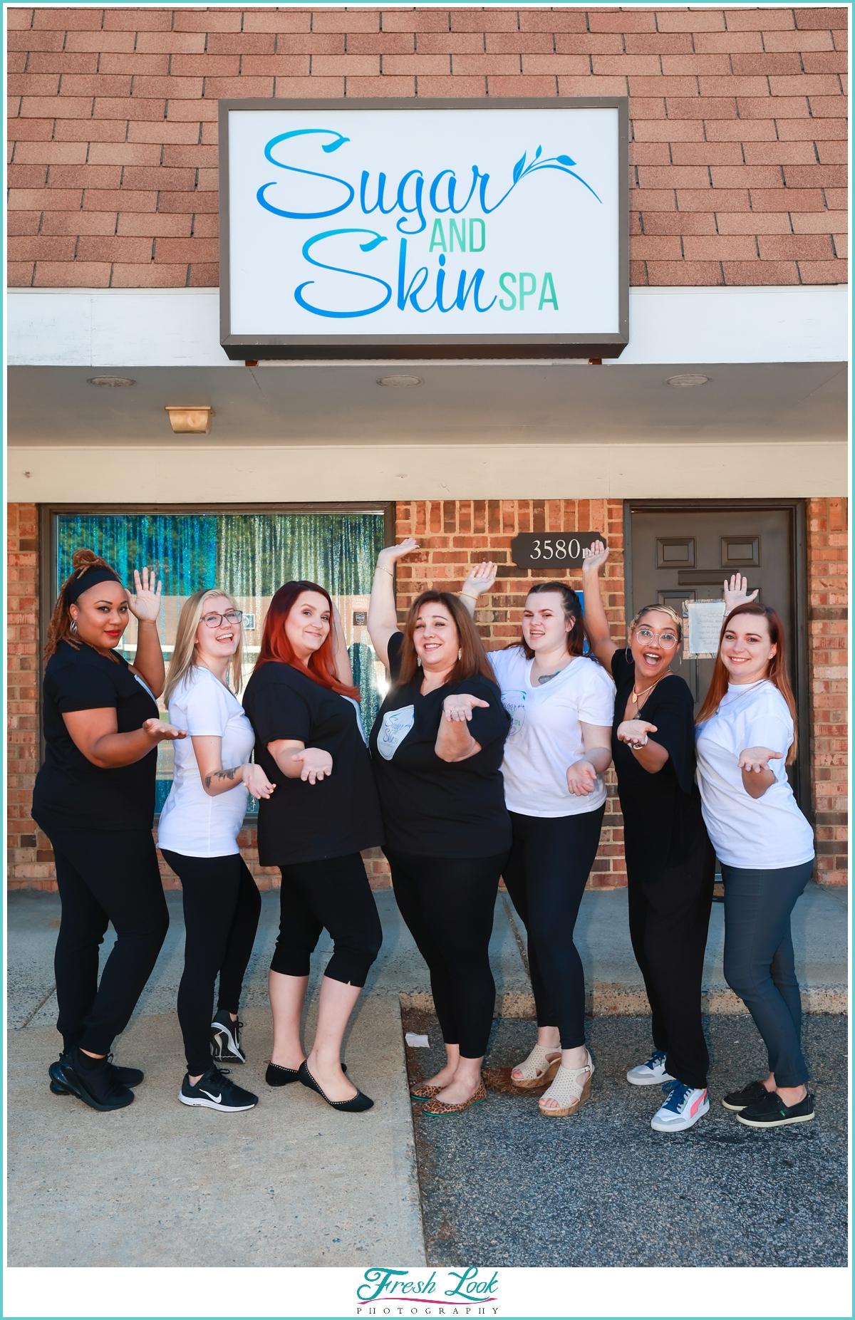 sugar and skin spa branding photoshoot