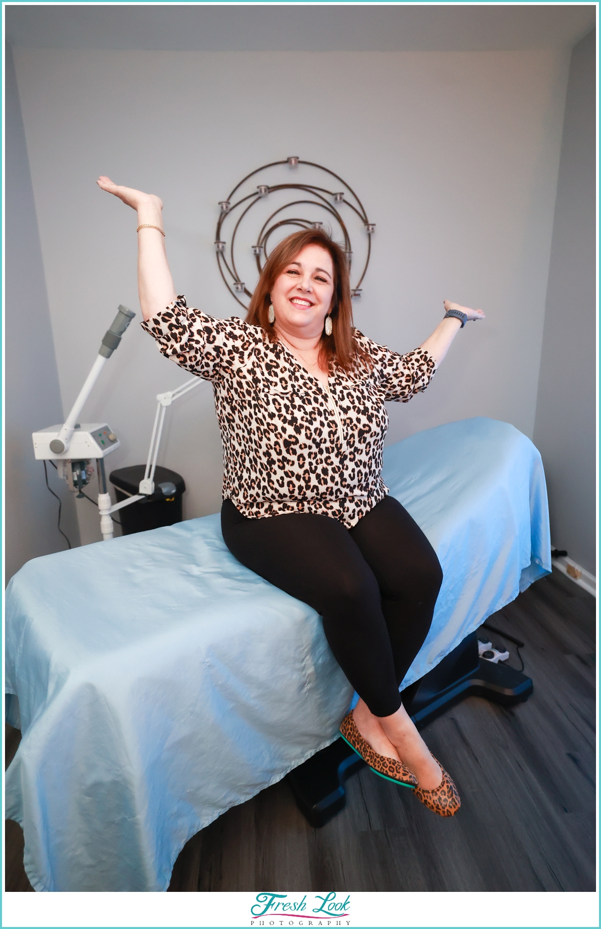 Chesapeake spa owner photoshoot