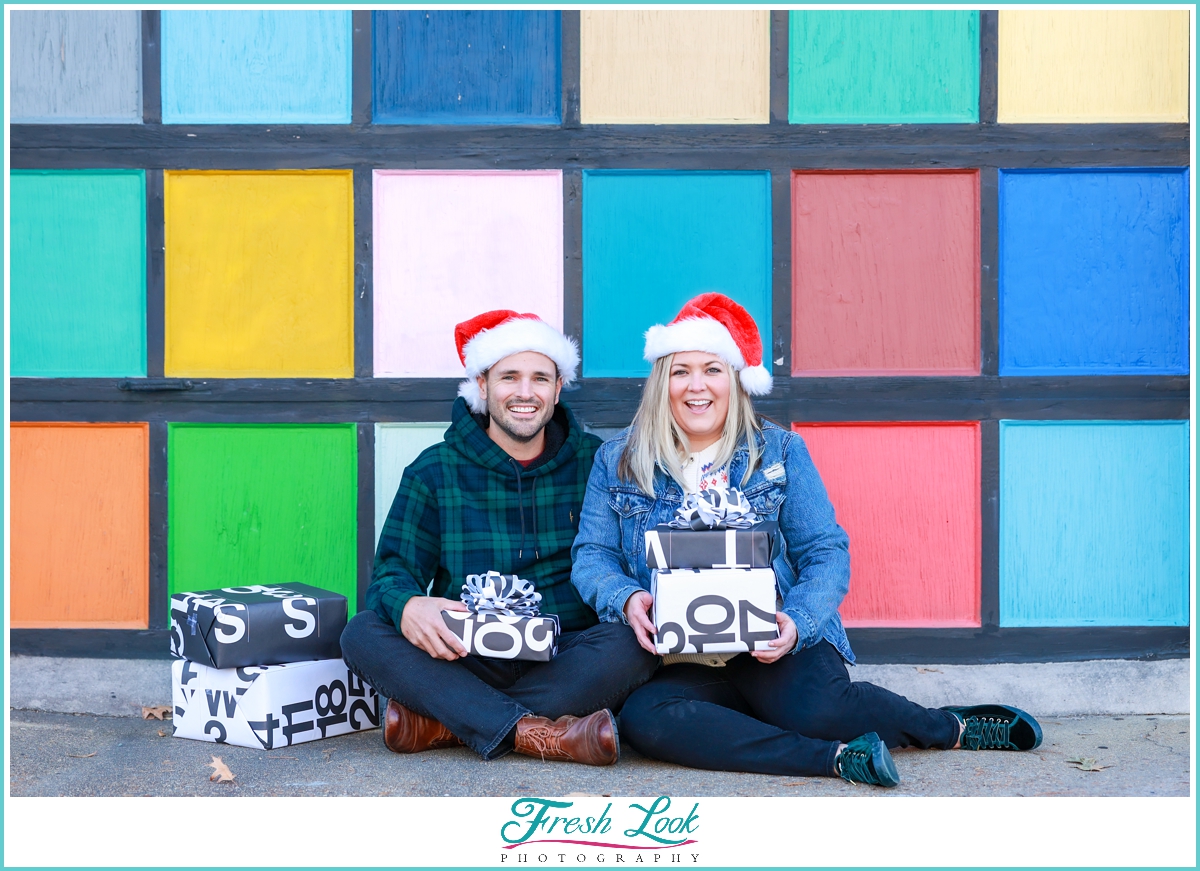 Santa Hat Christmas photoshoot
