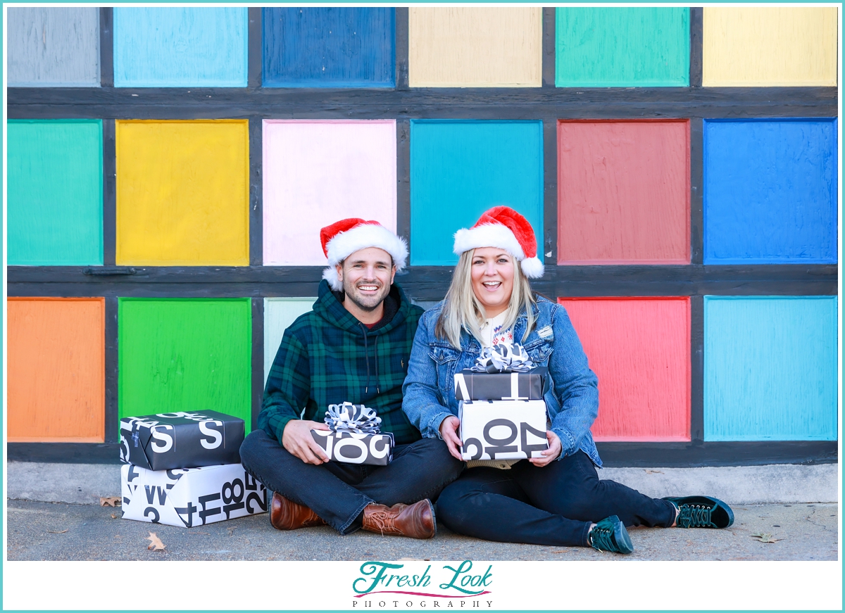 Santa Hat Christmas photoshoot