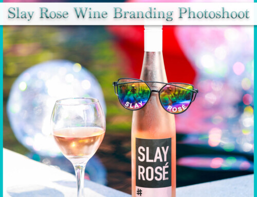 Slay Rose Wine Branding Photoshoot