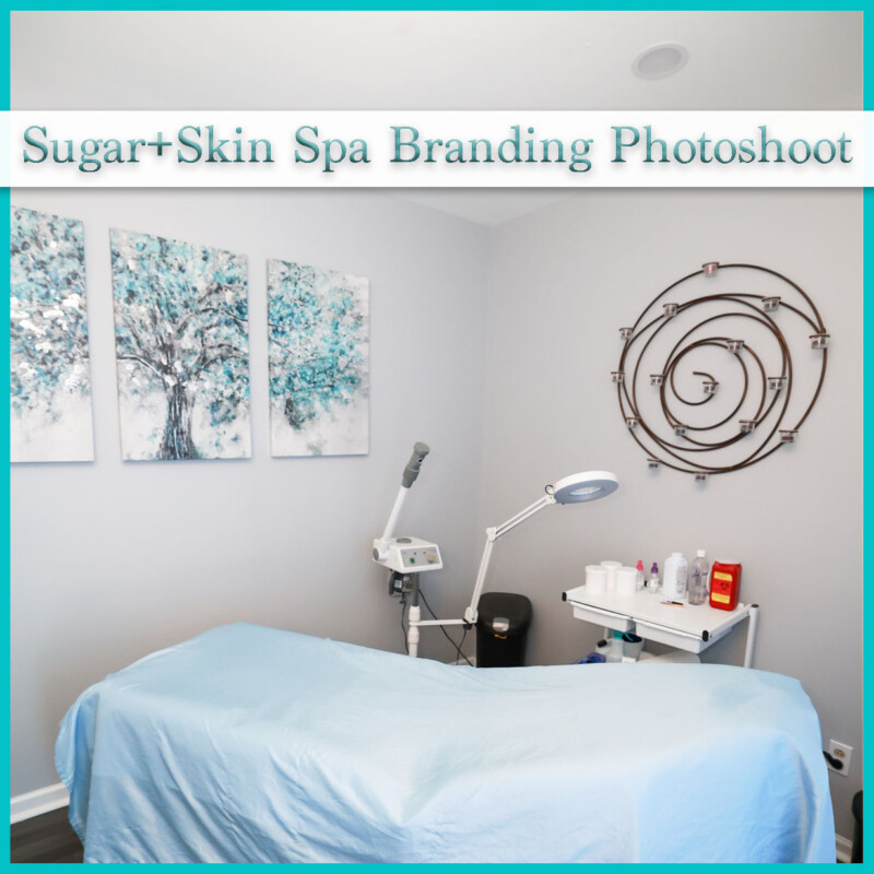 Sugar+Skin Spa Branding Photoshoot